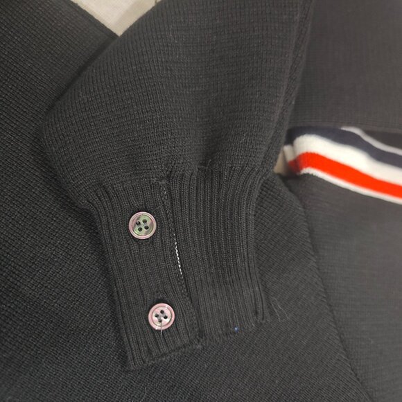 Thom Browne Hooded Zip-Up Knit Jacket - Picture 6 of 6